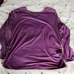 FREE WITH PURCHASE! Tek Gear Women's Rich Purple Long Sleeve Top